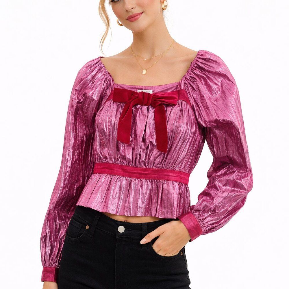 Avara Small Women’s Top Blouse Boho Boutique Casual Chic Lightweight NWT